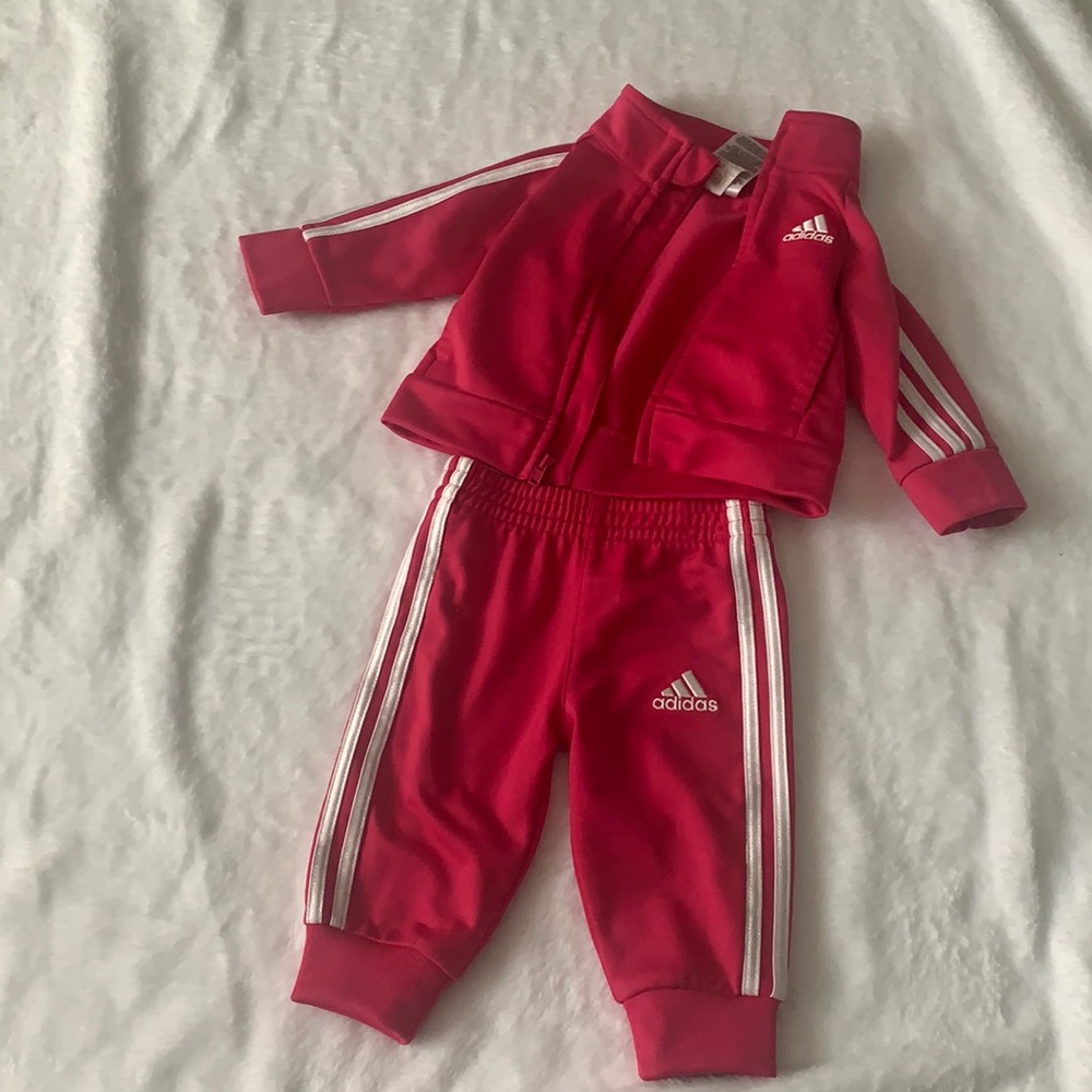 Baby adidas two piece jogging suit
